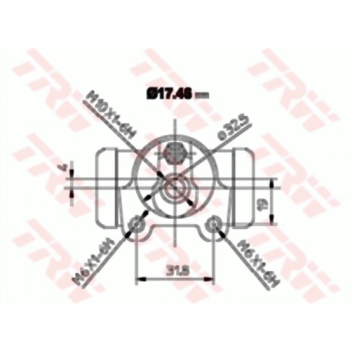 FREN SILINDIRI ARKA SAG/SOL CLIO-II-LOGAN 1.5 dCi 03-