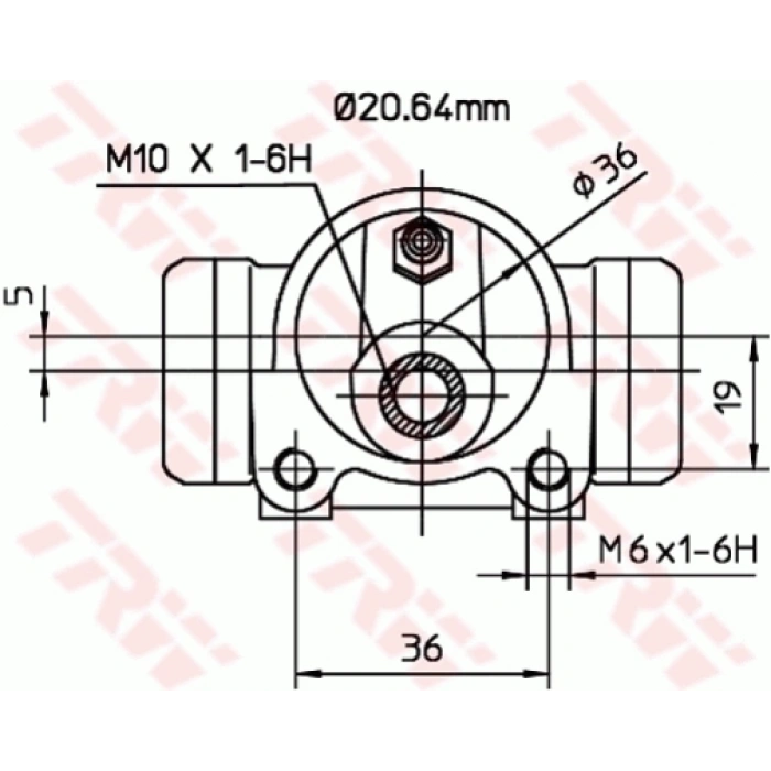 FREN SILINDIRI ARKA SAG-SOL TEMPRA-TIPO-MAREA BM 92-