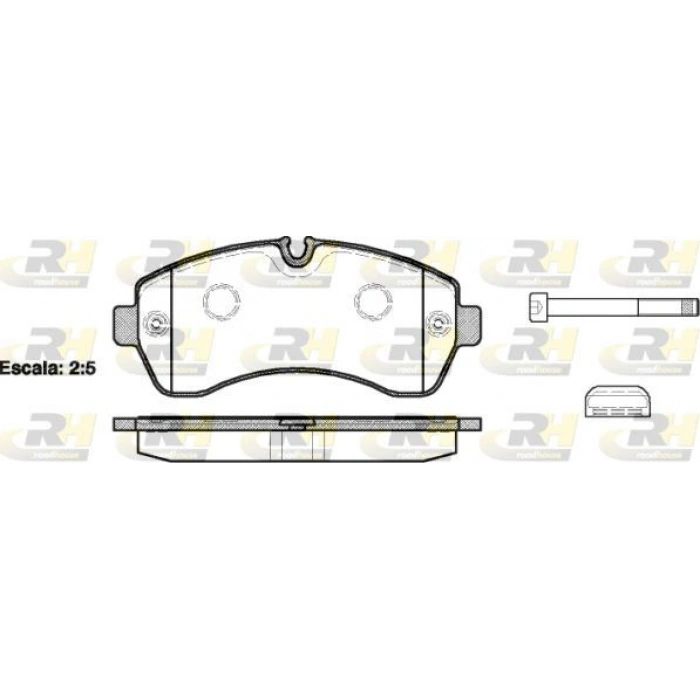 GDB1837 FREN BALATASI ÖN W204 08 S204 08 13 C204 11 C218 11×218 12 W211 0608 W212 11 C197