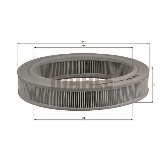 HAVA FILTRESI 09> 207-208-308-3008-508-5008 1.6 16V