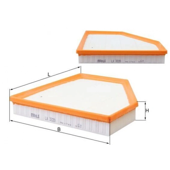 HAVA FİLTRESİ ACCENT MILENYUM ADMIRE 00>06 1.3 1.5 1.6