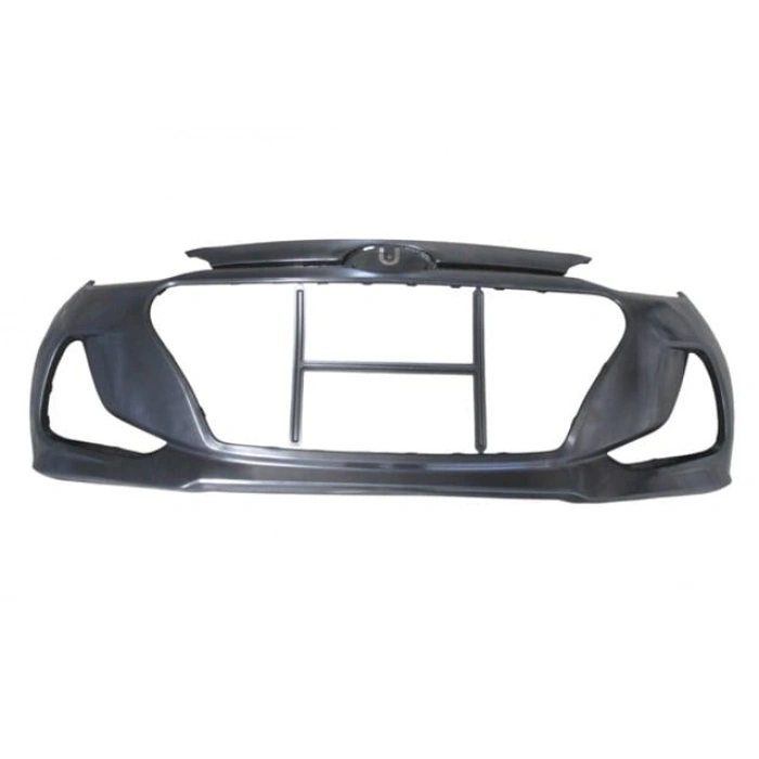 HYUNDAI I10- 16/19; ÖN TAMPON SİYAH (SİS/PANJUR DELİKİ) (TYG)