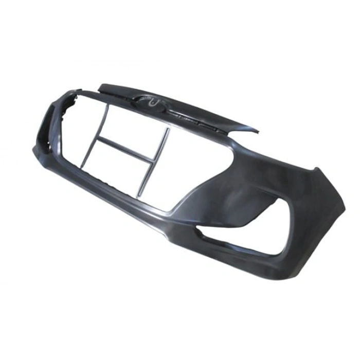 HYUNDAI I10- 16/19; ÖN TAMPON SİYAH (SİS/PANJUR DELİKİ) (TYG)