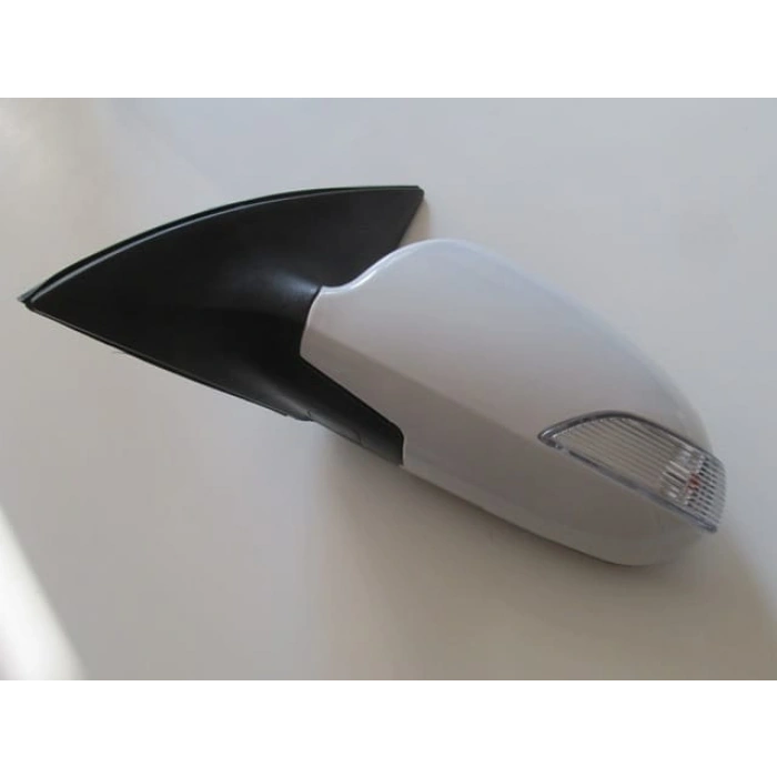 HYUNDAI I30- 07/12; KAPI AYNASI SOL ELEKTRİKLİ/SİNYALLİ/BEYAZ KAPAKLI(SİNYALİ KISA TİP)(5FİŞLİ)(