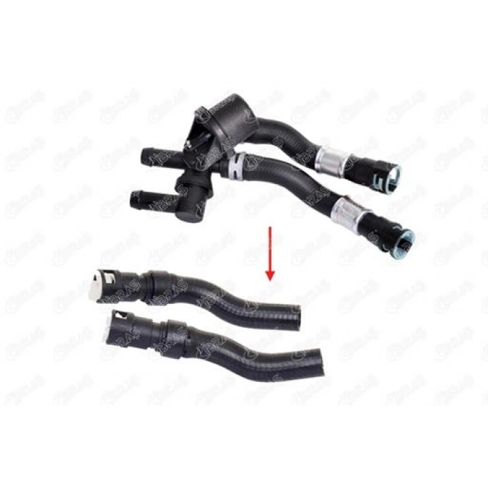 KALORIFER ÇIFTLI BORU PLASTIK PARCA HARIÇ TRANSIT V-184 BM 01-