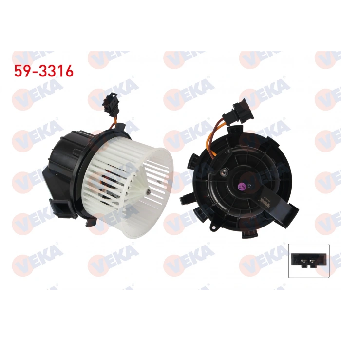 KALORIFER MOTORU 356W PEUGEOT 407 2004-2011 / CITROEN C5 III 2008-2015