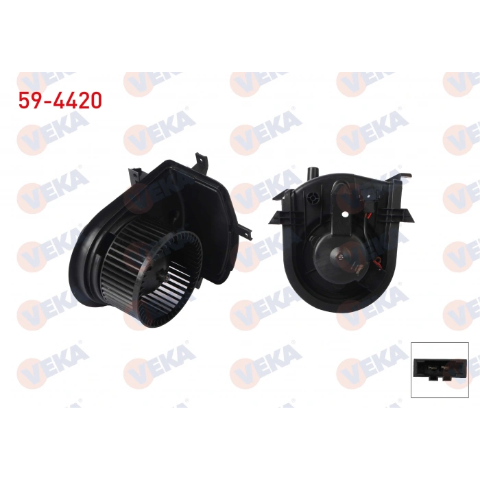 KALORIFER MOTORU VOLKSWAGEN GOLF III (1H1) 1991-1999 / POLO (6N1) 1994-1999 / POLO CLASSIC (6V2) 1995-2001 / SEAT IBIZA II (6K1) 1993-2002 / CORDOBA (6K1-6K2) 1993-2002