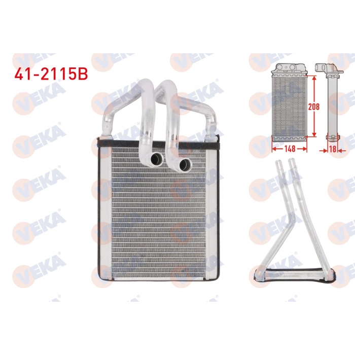 KALORIFER RADYATOR BRAZING HYUNDAI TUCSON 2.0 CRDI 2004-2010