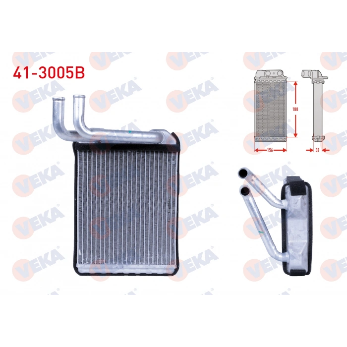 KALORIFER RADYATOR BRAZING MITSUBISHI CANTER 659 4.0 D 2001-2010