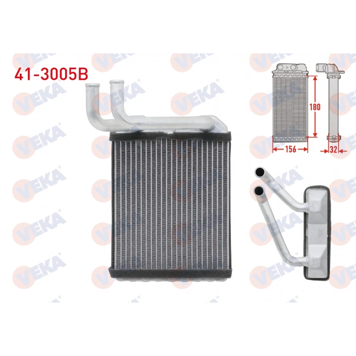 KALORIFER RADYATOR BRAZING MITSUBISHI CANTER 659 4.0 D 2001-2010