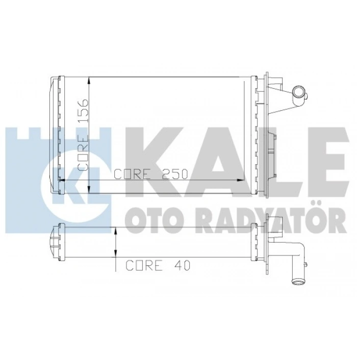 KALORIFER RADYATÖRÜ 1 SIRA ALB SI TEMPRA/TIPO 1.6 16V 91-