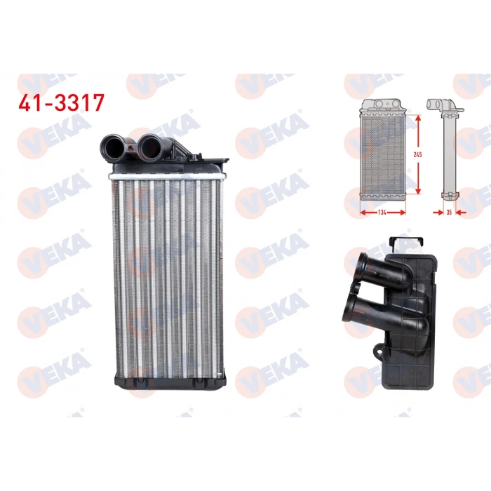 KALORIFER RADYATÖRÜ 8FH 351 311-261 307/C4 B.M 02-
