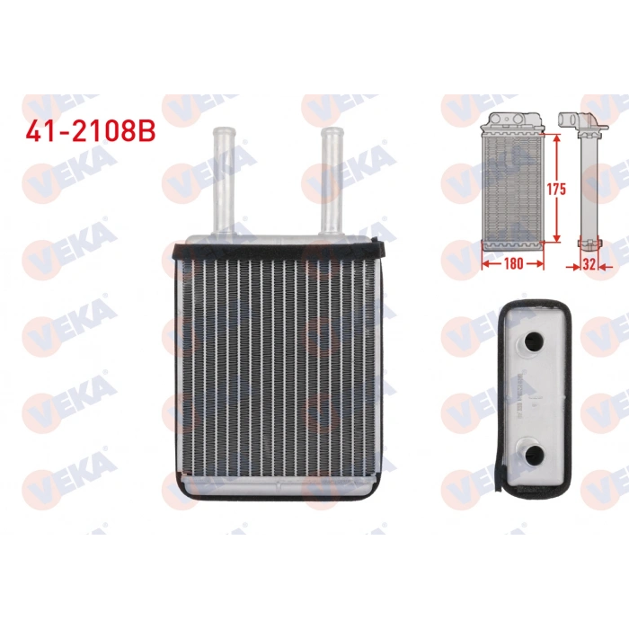 KALORIFER RADYATÖRÜ A/M 165X154X42 : KALORIFER PETEGI EXCEL BENZIN 1990-1994