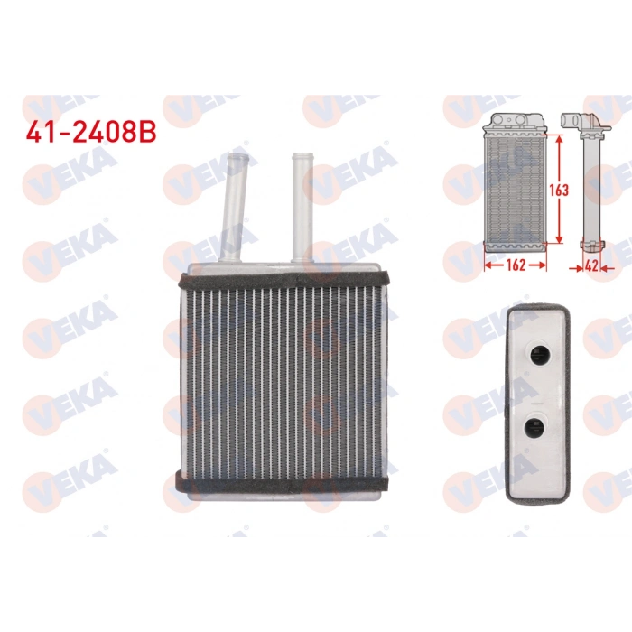 KALORIFER RADYATORU BRAZING 163X159X42 KIA SPORTAGE 94-04