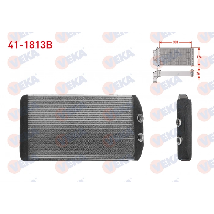 KALORIFER RADYATÖRÜ BRAZING (304X180X32) DAILY VI BM- 14-