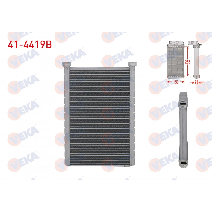 KALORIFER RADYATORU BRAZING (4.5mm fin) MERCEDES SPRINTER (907) 515 CDI 2018-