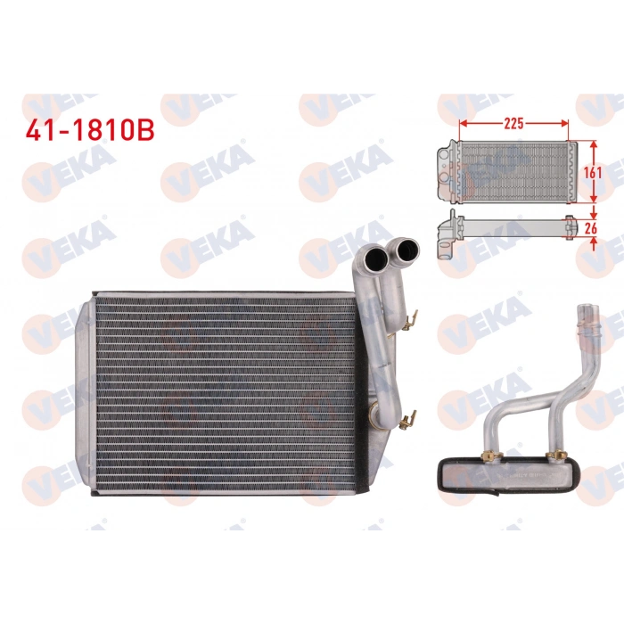 KALORIFER RADYATORU BRAZING AKSESUARLI BORULU FIAT DUCATO 2.0 MJT - 2.3 MJT - 3.0 MJT 2006-2014/ DUCATO 2.0 MJT - 2.3 MJT 2014-/ PEUGEOT BOXER 2.2 HDI 2014-/ CITROEN JUMPER 2.2 HDI 2014-