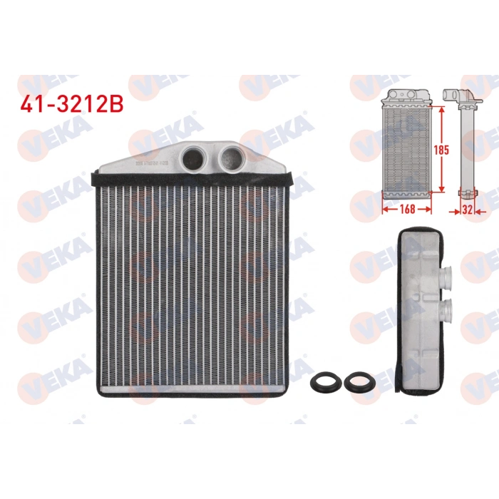 KALORIFER RADYATORU BRAZING AKSESUARLI OPEL VECTRA C 1.6 16v 2002-2008