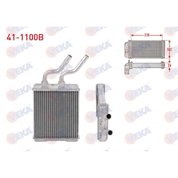 KALORIFER RADYATÖRÜ BRAZING ALFA ROMEO 147-156-GTV BM- 01-