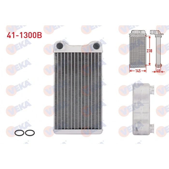 KALORIFER RADYATORU BRAZING AUDI A4 (8EC,B7) 1.6 2004-2008