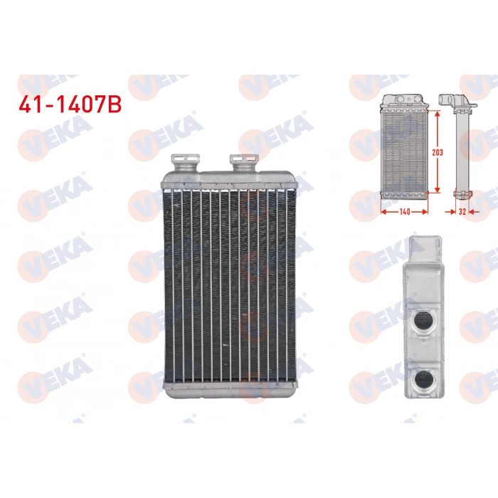 KALORIFER RADYATORU BRAZING BMW KLIMASIZ 3 SERISI (E46) 316i - 318i - 320D - 320i - 328i - 330i 1998-2005