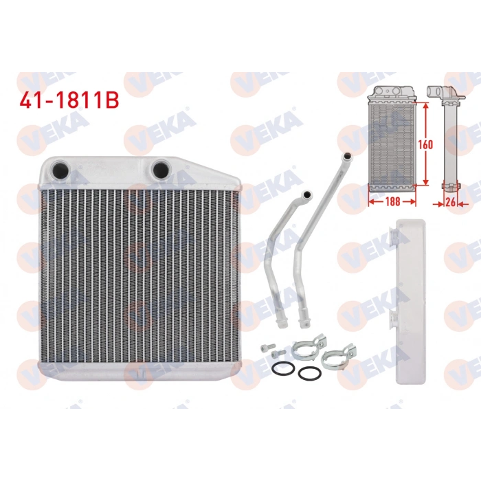 KALORIFER RADYATORU BRAZING BORULU FIAT LINEA (323) 1.3 MJT 2007-