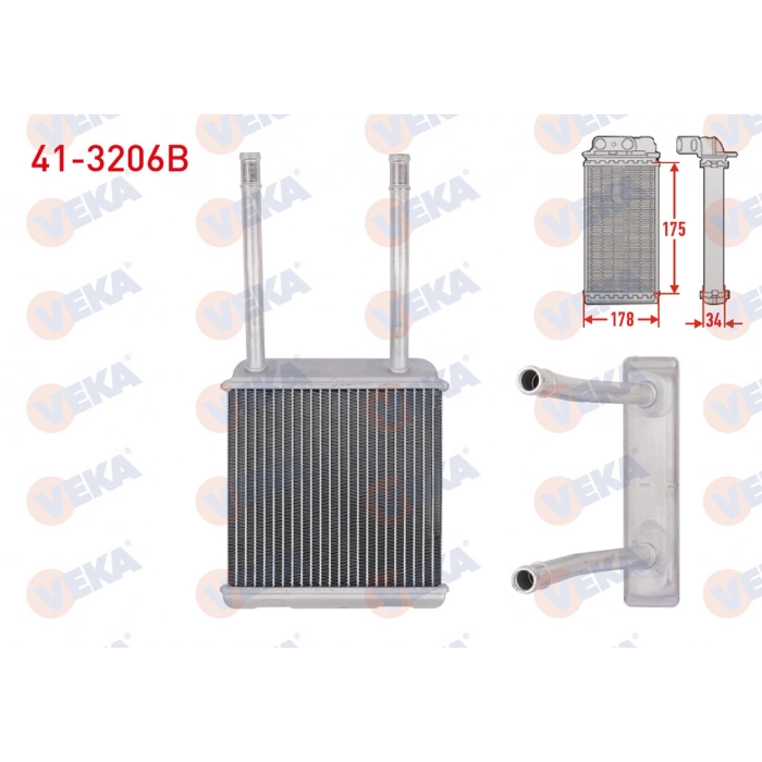 KALORIFER RADYATORU BRAZING BORULU OPEL VECTRA A 1.4 1988-1995