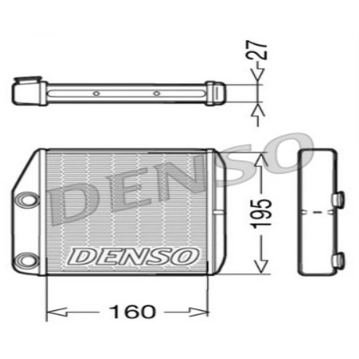 KALORIFER RADYATÖRÜ BRAZING FIORINO GRANDE PUNTO DOBLO III LINEA/CORSA D CORSA E ADAM BM- 05-