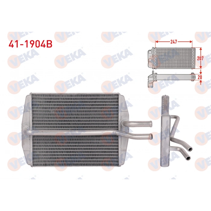 KALORIFER RADYATORU BRAZING FORD FIESTA 1.4 EFI 1996-2002