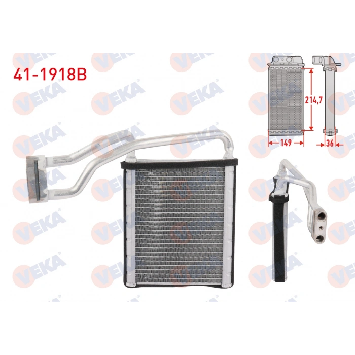 KALORIFER RADYATORU BRAZING FORD TRANSIT (V363) 2013-