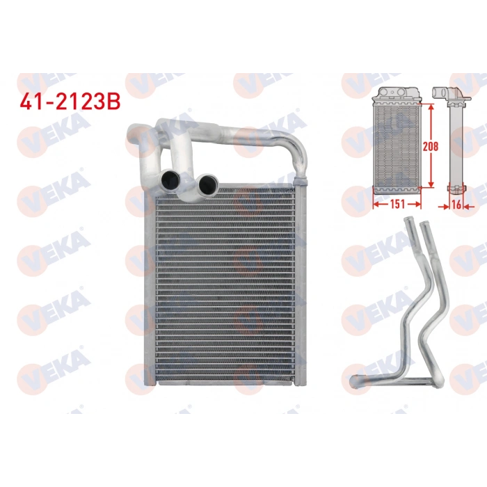 KALORIFER RADYATORU BRAZING HYUNDAI ELANTRA (HD) 1.6 CRDI 2007-2011