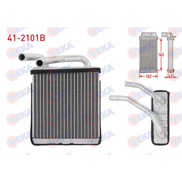 KALORIFER RADYATORU BRAZING HYUNDAI H100 2.5 D MINIBUS 1993-2004