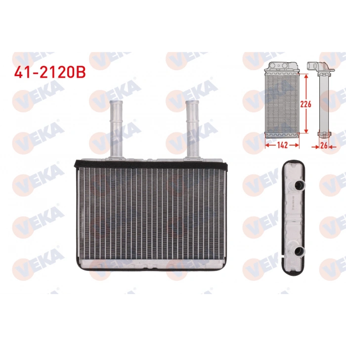 KALORIFER RADYATORU BRAZING HYUNDAI H100 KAMYONET 2.5 D 2004-