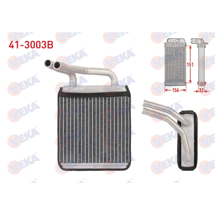 KALORIFER RADYATORU BRAZING INCE KAZAN MITSUBISHI L300 2.5D 2001-2009