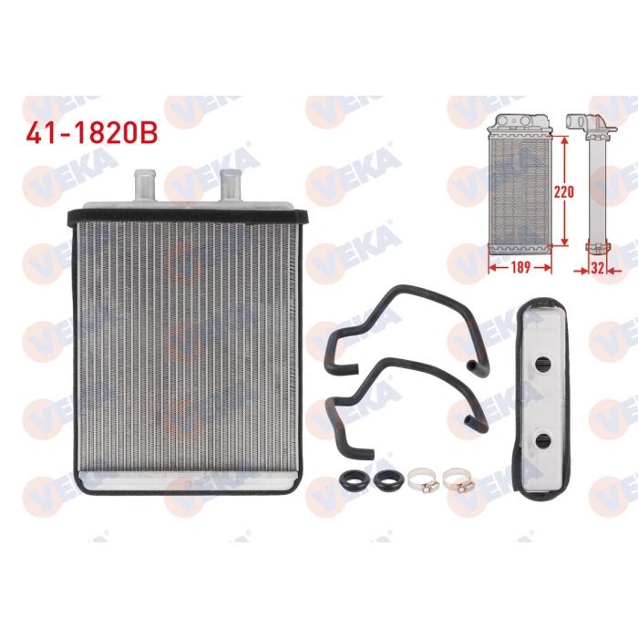 KALORIFER RADYATORU BRAZING IVECO DAILY IV, V 2006-2014