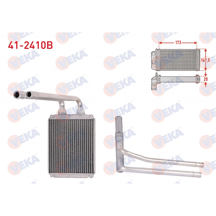KALORIFER RADYATORU BRAZING KIA PICANTO (SA) 1.0 - 1.1 - 1.1 CRDI 2004-