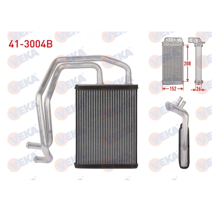 KALORIFER RADYATORU BRAZING MITSUBISHI CANTER FUSO 859