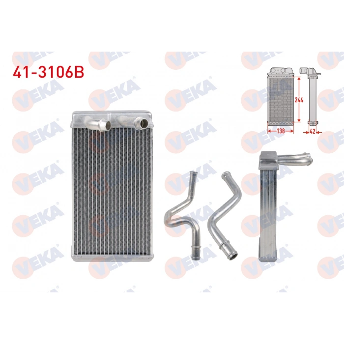 KALORIFER RADYATORU BRAZING NISSAN NAVARA 2.5 DCI 4X4 2005-2015/ PATHFINDER 2.5 DCI 4X4 2005-/ MURANO 3.5 4X4 2003-2007