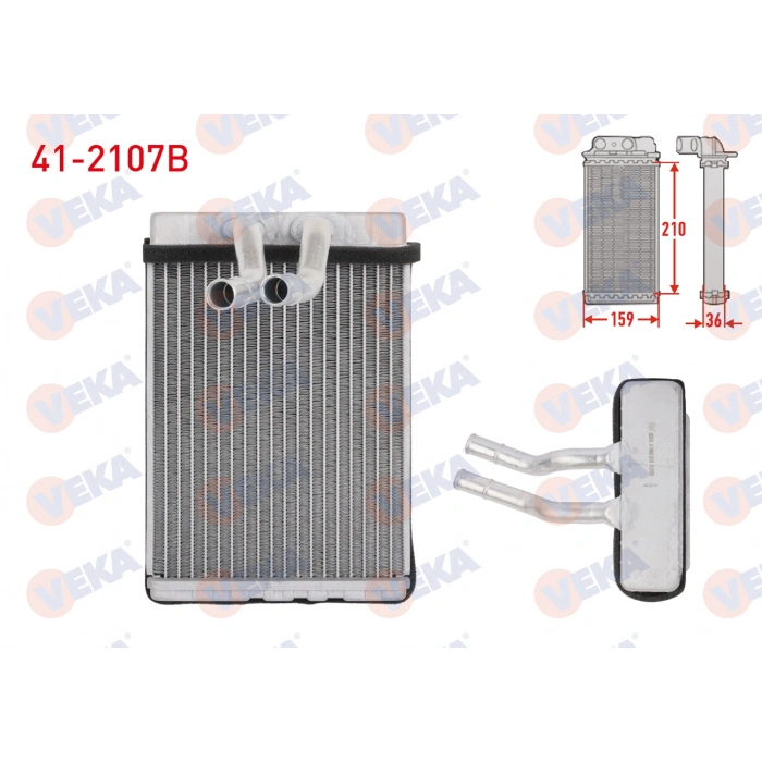 KALORIFER RADYATORU BRAZING ON HYUNDAI STAREX 2.5 TD 1997-2007