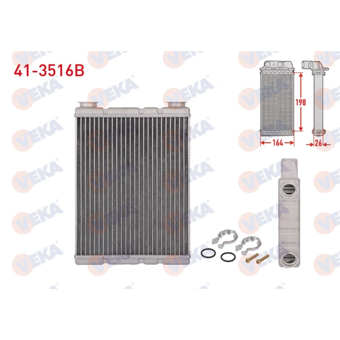 KALORIFER RADYATORU BRAZING RENAULT FLUENCE 1.5 DCI 2012-