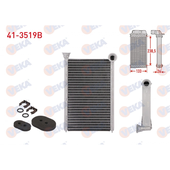 KALORIFER RADYATORU BRAZING RENAULT MEGANE II (BM0/1,CM0/1) 1.5 DCI 2008-2010