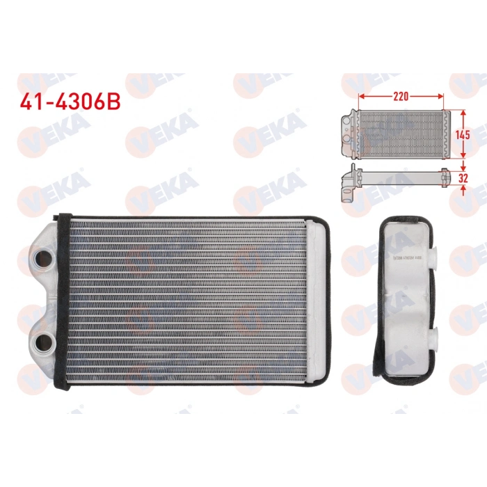 KALORIFER RADYATORU BRAZING TOYOTA HI-LUX (_N_) 2.4 D KISA CIKIS 1983-2005