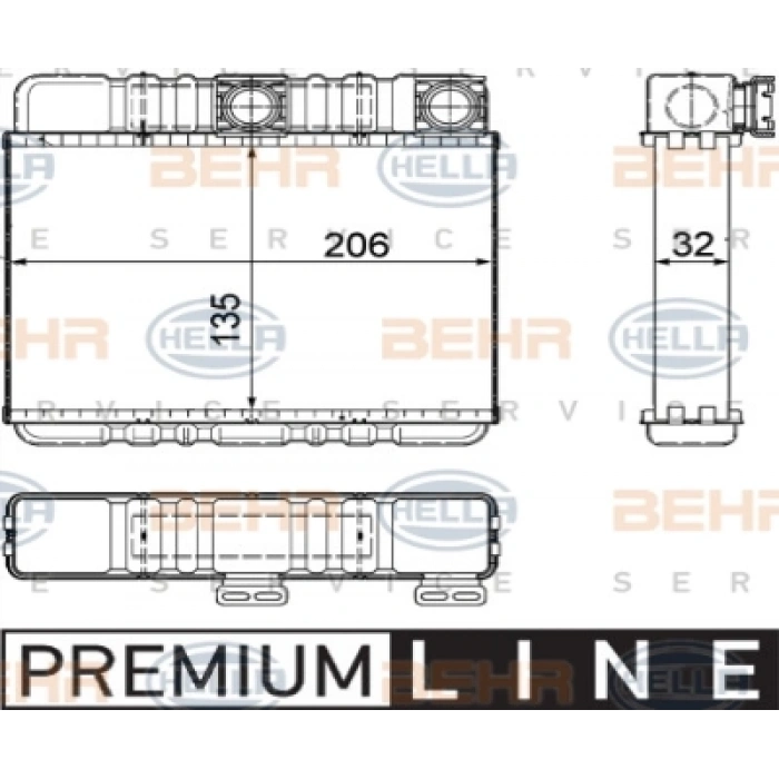 KALORIFER RADYATÖRÜ E46 - X3 E83-X3 E83 LCI BM 99-10