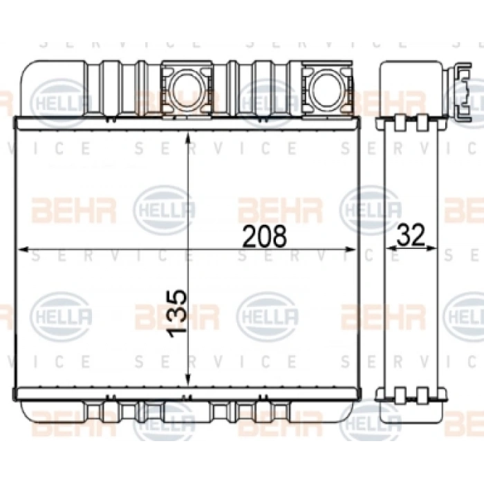 KALORIFER RADYATÖRÜ E46 - X3 E83-X3 E83 LCI BM 99-10