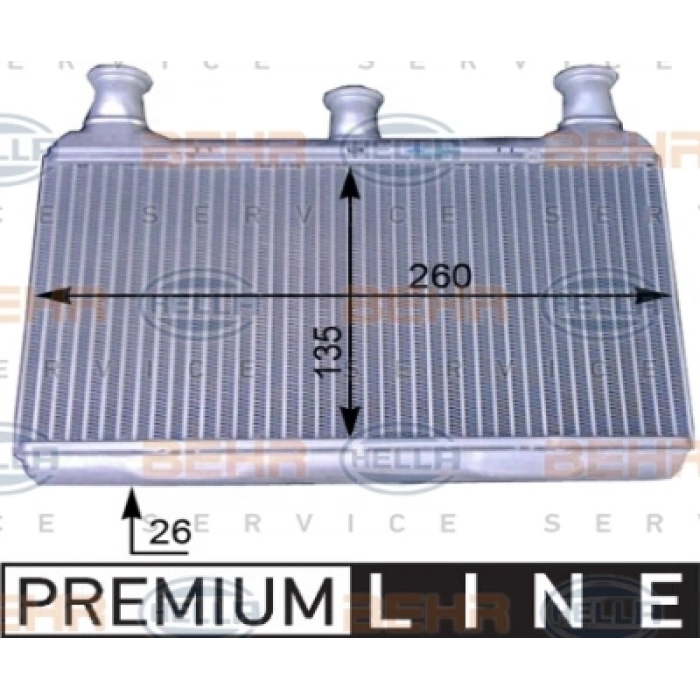 KALORIFER RADYATÖRÜ E60-E60 LCI-E61 LCI-E63 LCI-E64 LCI BM 03-10