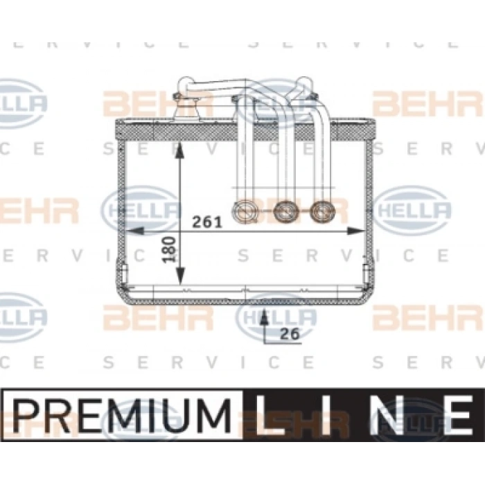 KALORIFER RADYATÖRÜ E65-E66 BM 01-07