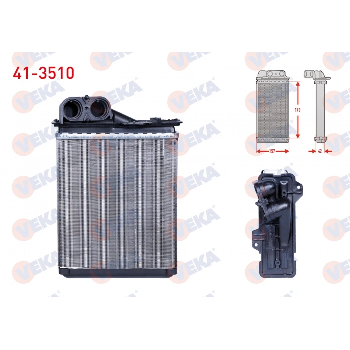 KALORIFER RADYATORU MEKANIK DACIA LOGAN (LS) 1.5 DCI 2004-2012