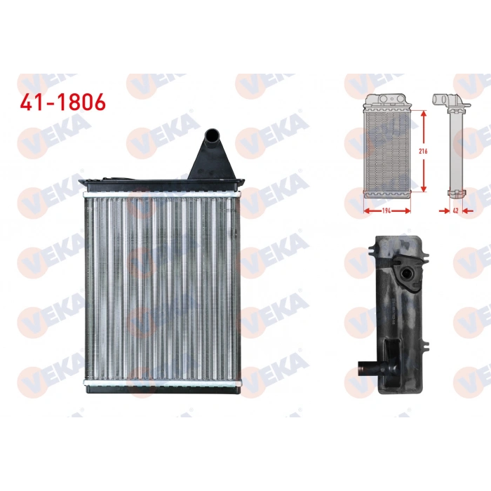 KALORIFER RADYATORU MEKANIK FIAT PALIO (178BX) (178DX) 1.2i 16v 1996-2005