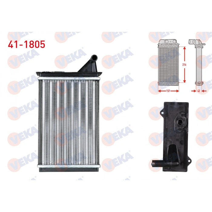 KALORIFER RADYATORU MEKANIK FIAT UNO 70 1.4i 1994-2000