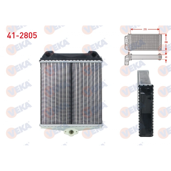 KALORIFER RADYATORU MEKANIK MERCEDES S SERISI (W126) 260 SE - 300 SE - 300 SEL - 500 SE - 500 SEL 1979-1991